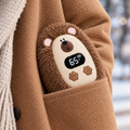 Chauffe-mains Peluche Rechargeable – Écran Digital